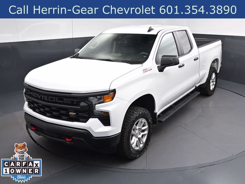 2026 Summit White Chevrolet Silverado 1500 WT 4X4 Truck