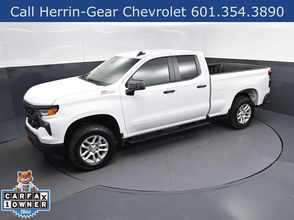 2026 Summit White Chevrolet Silverado 1500 WT 4X4 Truck