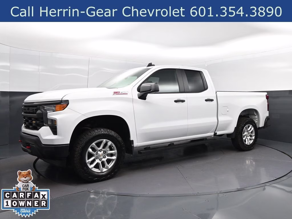 2026 Summit White Chevrolet Silverado 1500 WT 4X4 Truck