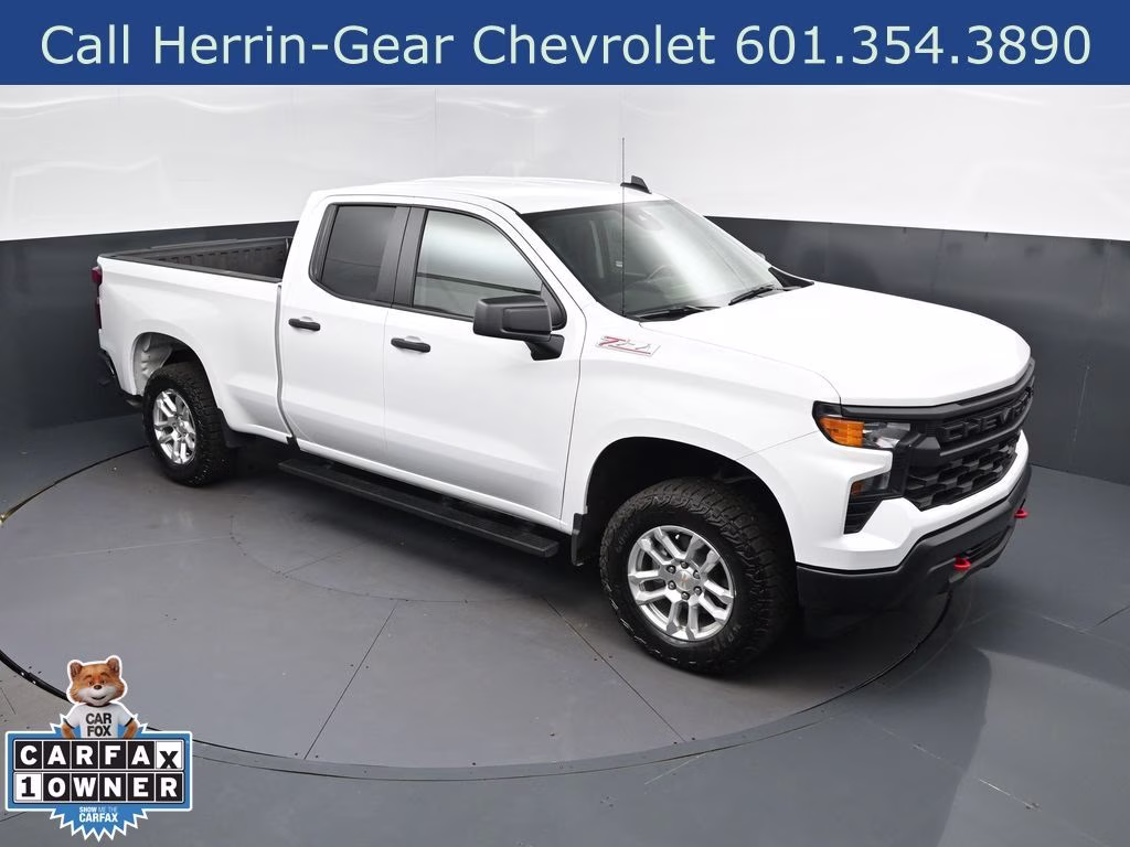 2026 Summit White Chevrolet Silverado 1500 WT 4X4 Truck