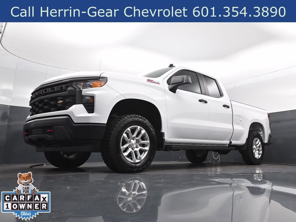 2026 Summit White Chevrolet Silverado 1500 WT 4X4 Truck