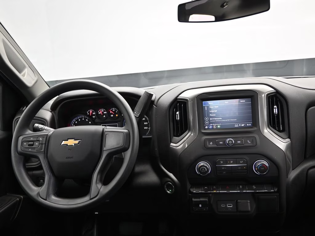 2026 Summit White Chevrolet Silverado 1500 WT 4X4 Truck