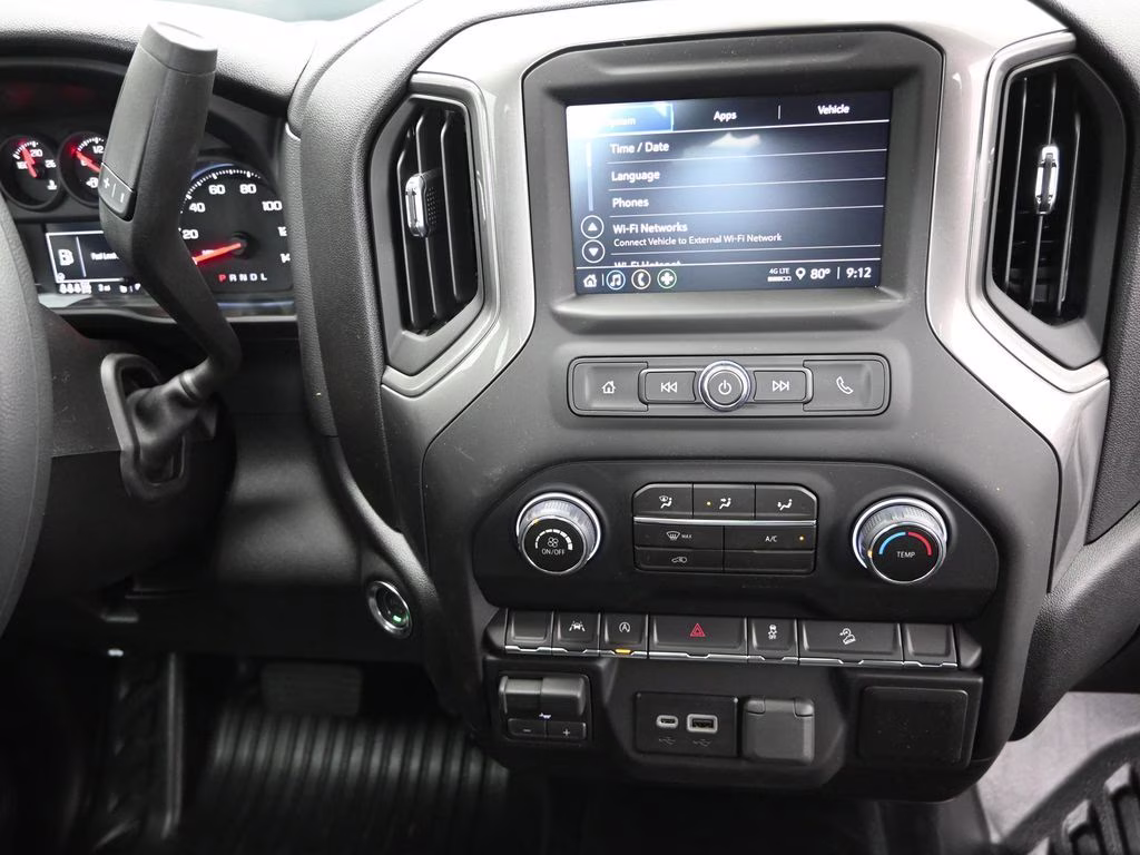 2026 Summit White Chevrolet Silverado 1500 WT 4X4 Truck