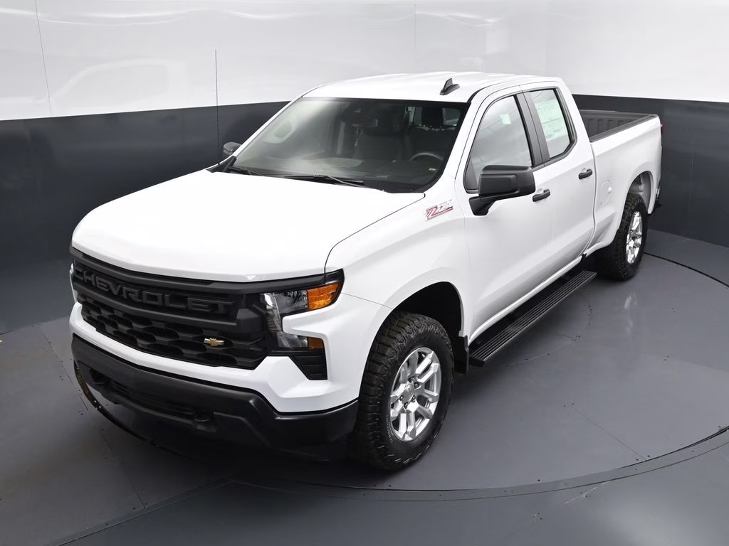 2026 Summit White Chevrolet Silverado 1500 WT 4X4 Truck