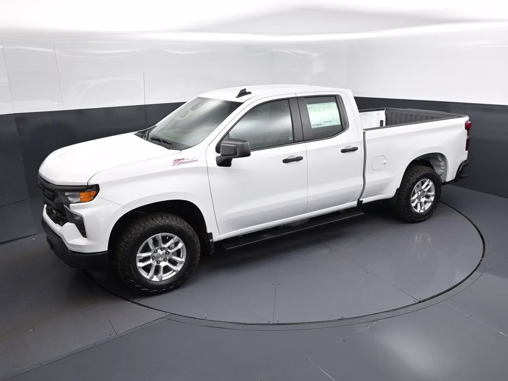 2026 Summit White Chevrolet Silverado 1500 WT 4X4 Truck