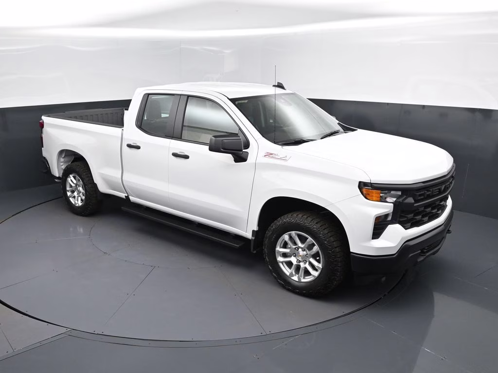 2026 Summit White Chevrolet Silverado 1500 WT 4X4 Truck