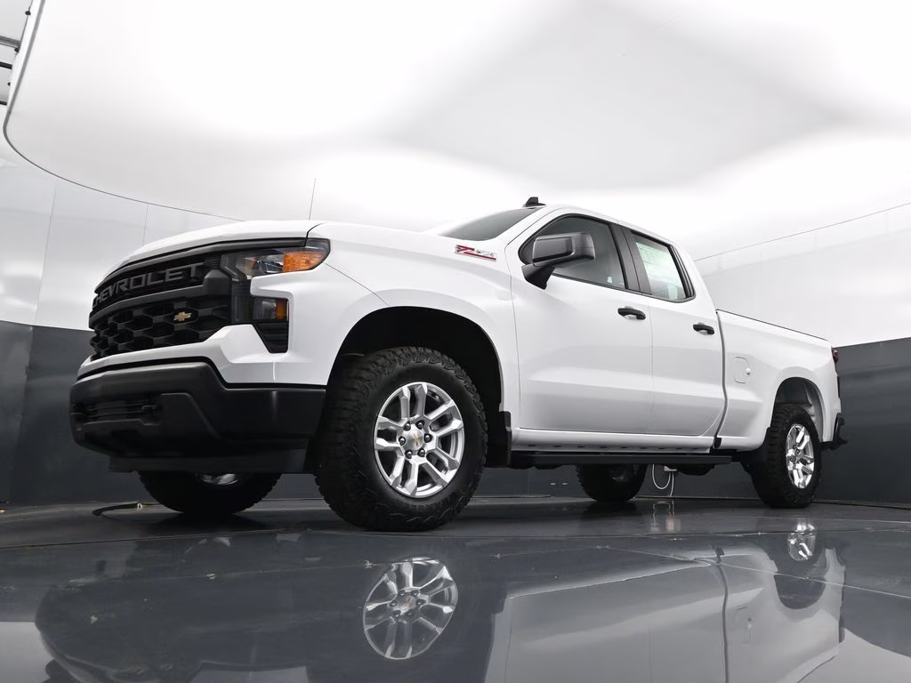 2026 Summit White Chevrolet Silverado 1500 WT 4X4 Truck