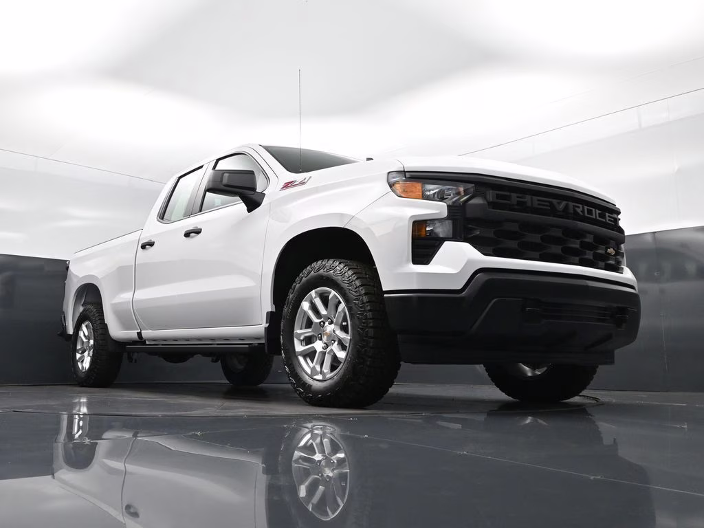 2026 Summit White Chevrolet Silverado 1500 WT 4X4 Truck