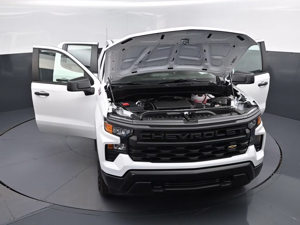 2026 Summit White Chevrolet Silverado 1500 WT 4X4 Truck