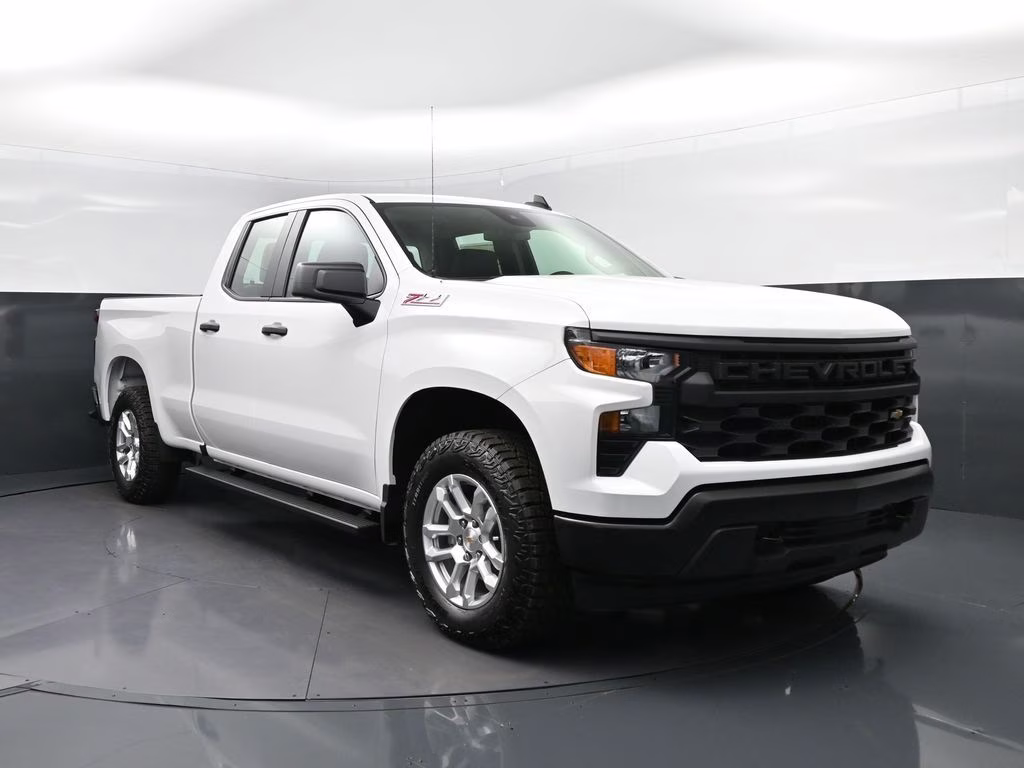 2026 Summit White Chevrolet Silverado 1500 WT 4X4 Truck