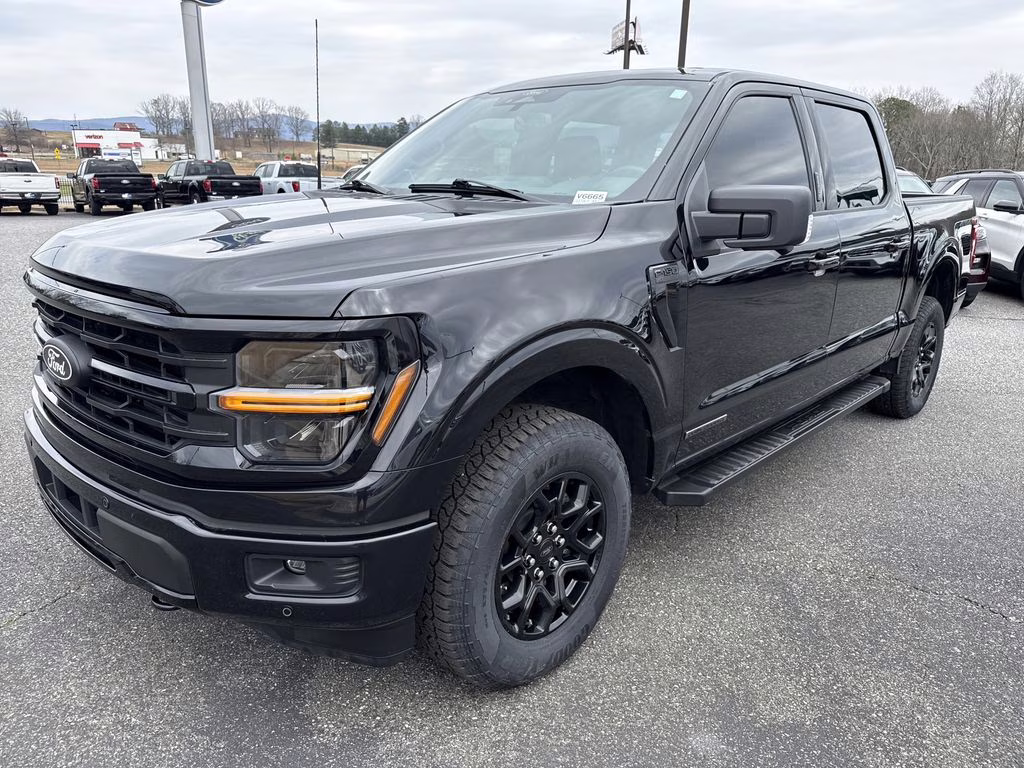 2024 Agate Black Metallic Ford F-150 XLT 4X4 Truck