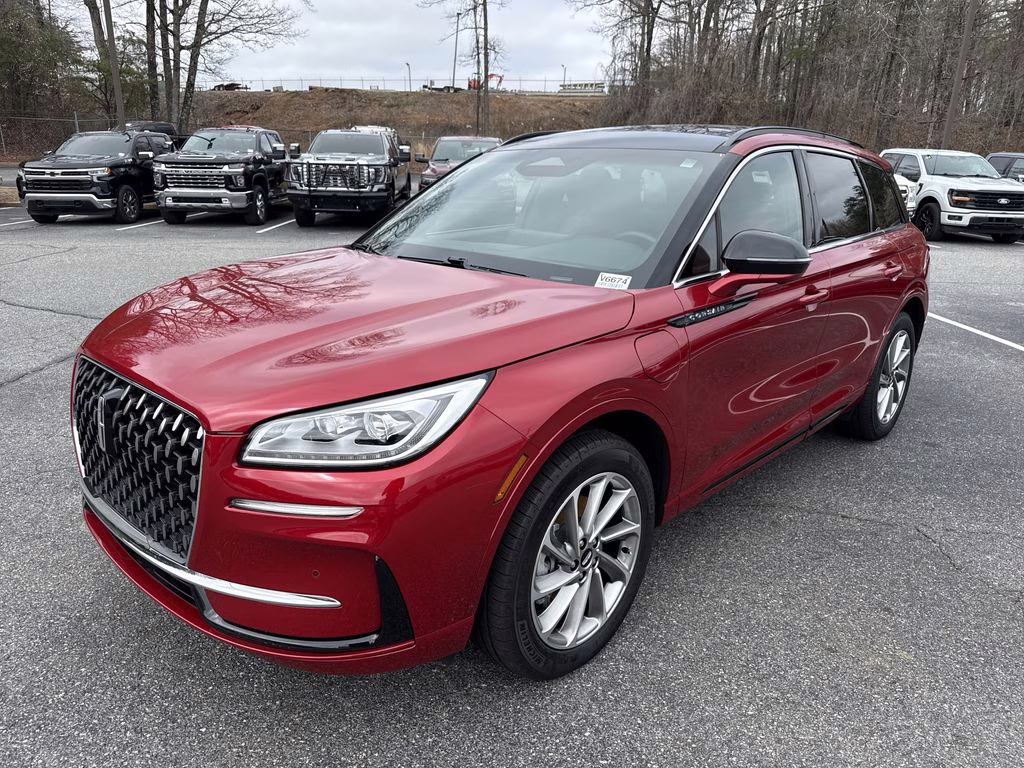 2025 Red Carpet Metallic Tinted Clearcoat Lincoln Corsair Plug-In Hybrid Grand Touring AWD SUV