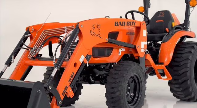 2026 Orange Bad Boy 3026H Loader w/ Industrial Tires 4x4 4x4