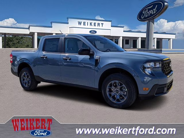 2026 Azure Gray Metallic Tri-Coat Ford Maverick XLT FWD Truck