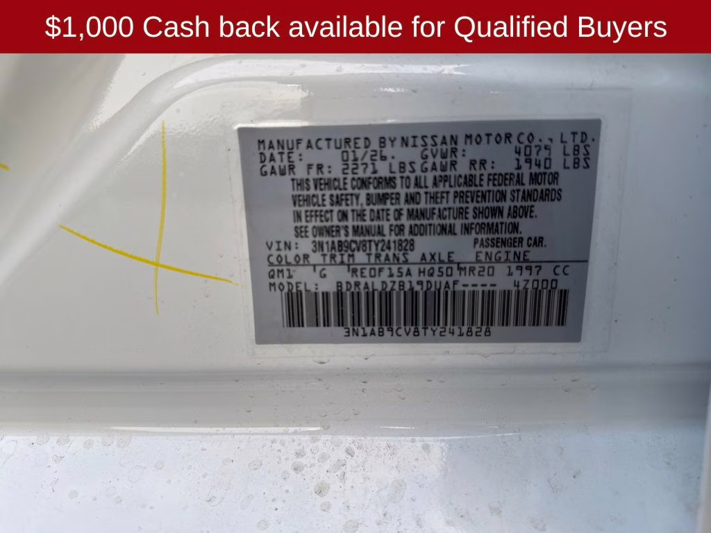 2026 Fresh Powder Nissan Sentra SV FWD Sedan