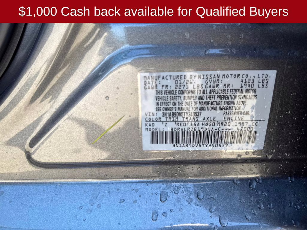 2026 Gun Metallic Nissan Sentra SR FWD Sedan