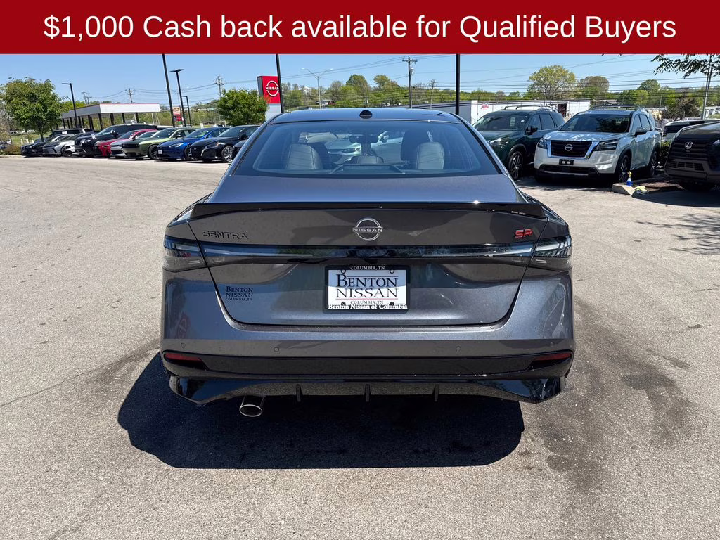 2026 Gun Metallic Nissan Sentra SR FWD Sedan