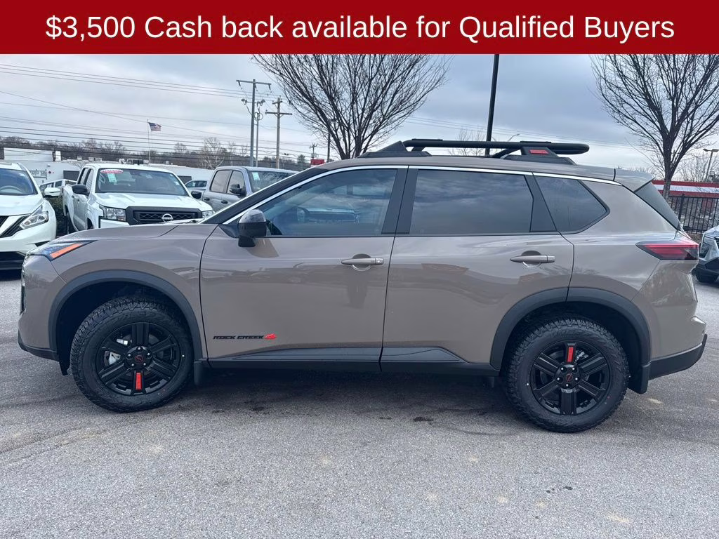 2026 Baja Storm Metallic Nissan Rogue Rock Creek AWD SUV
