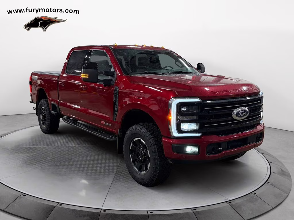 2025 Ruby Red Metallic Ford Super Duty F-250 SRW Platinum w/Tremor Off Road & 5th Wheel Prep 4X4 Truck