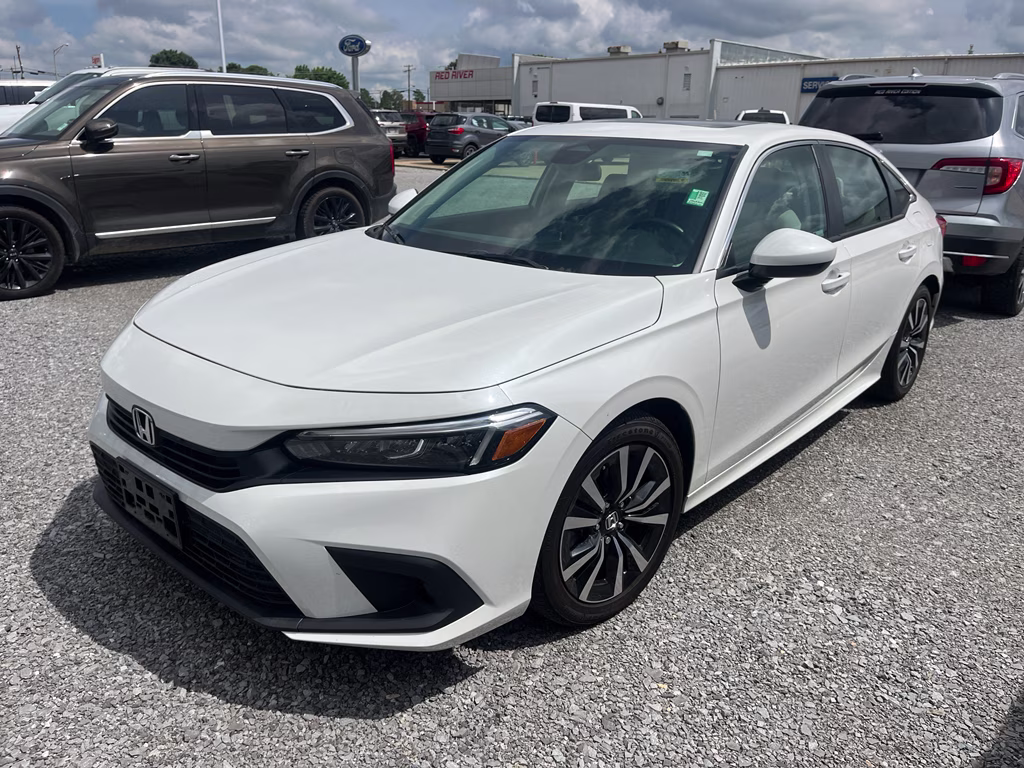 2024 Summit White Honda Civic EX FWD Sedan