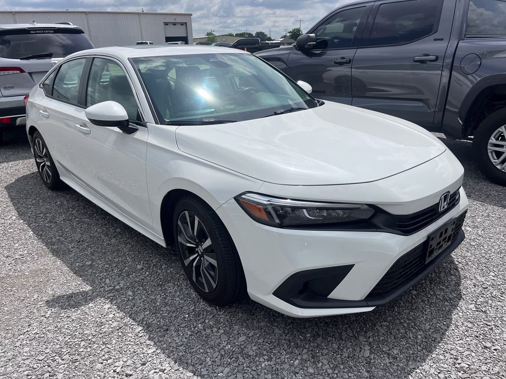 2024 Summit White Honda Civic EX FWD Sedan