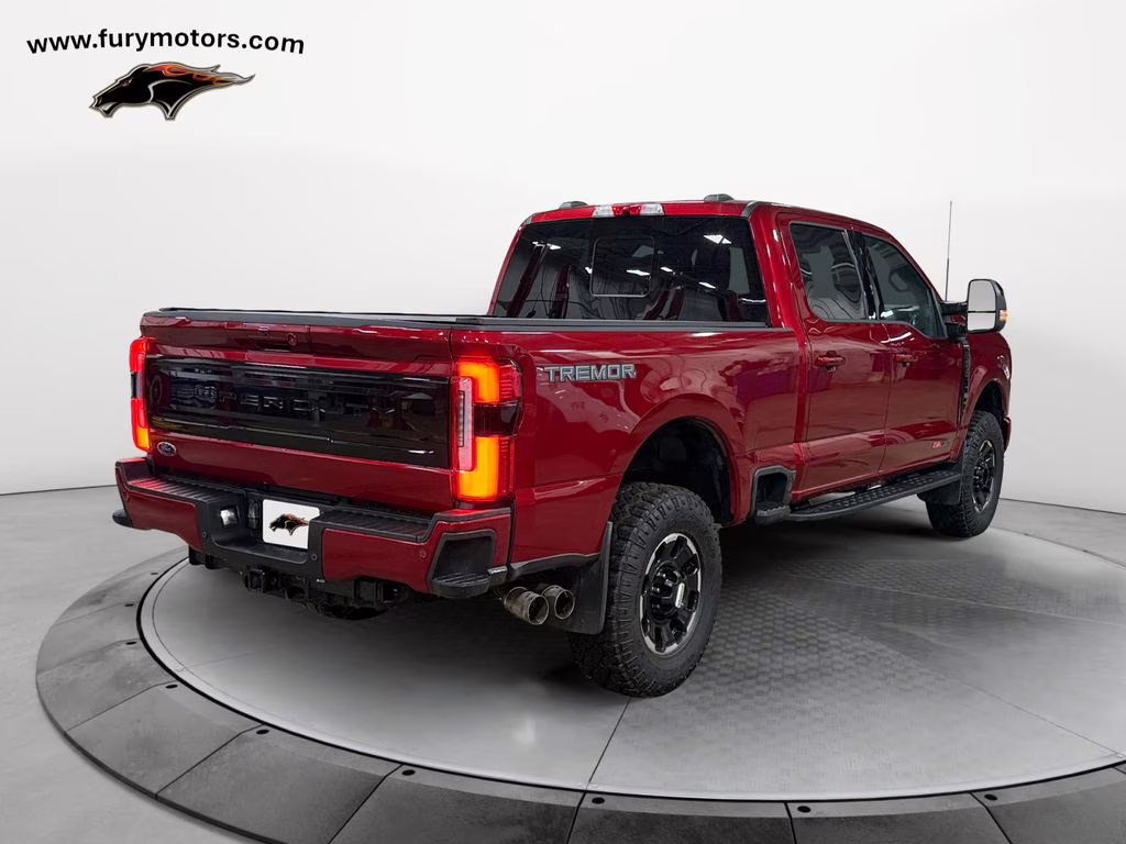 2025 Ruby Red Metallic Ford Super Duty F-250 SRW Platinum w/Tremor Off Road & 5th Wheel Prep 4X4 Truck