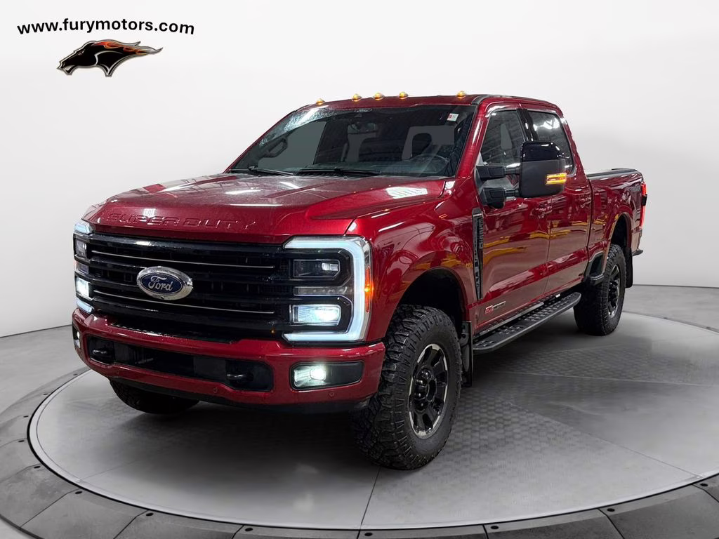 2025 Ruby Red Metallic Ford Super Duty F-250 SRW Platinum w/Tremor Off Road & 5th Wheel Prep 4X4 Truck
