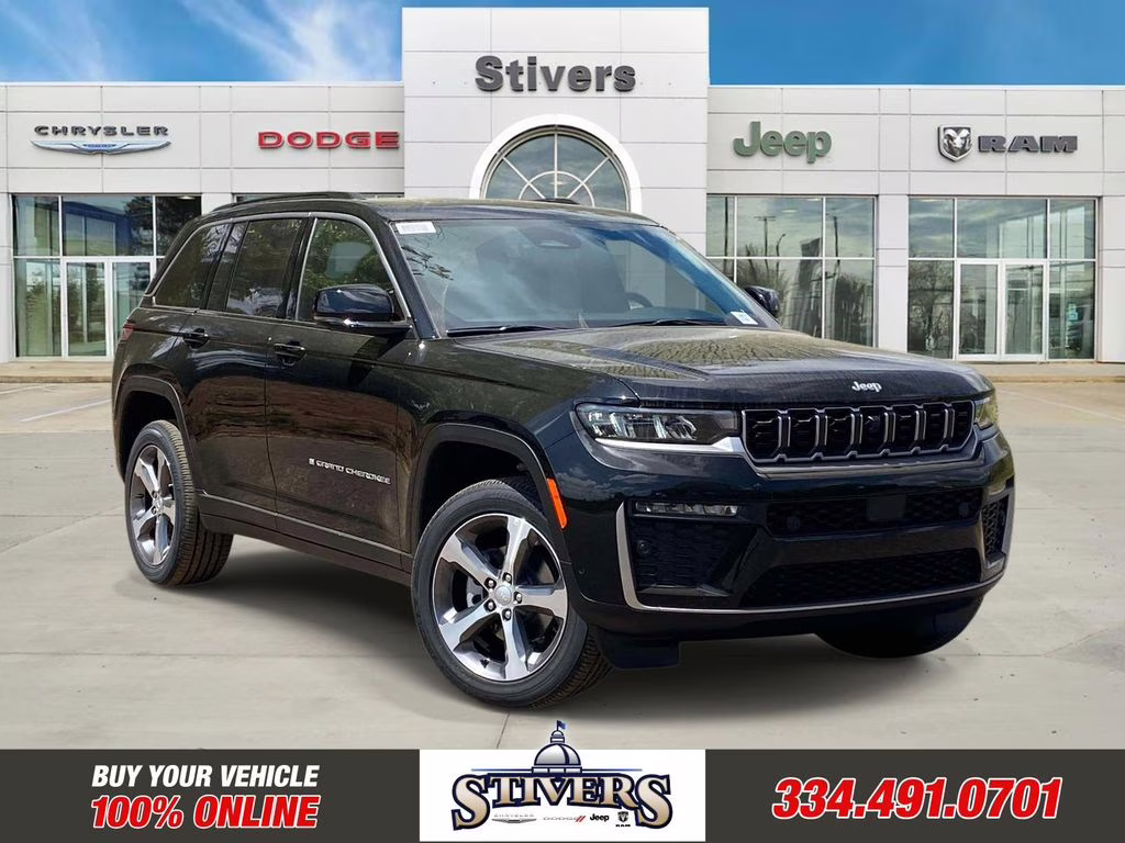 2026 Diamond Black Crystal Pearlcoat Jeep Grand Cherokee Limited RWD SUV