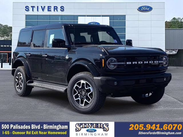 2026 Shadow Black Ford Bronco Outer Banks 4X4 SUV