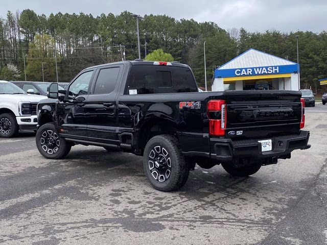 2026 Black Ford Super Duty F-250 SRW Platinum 4X4 Truck