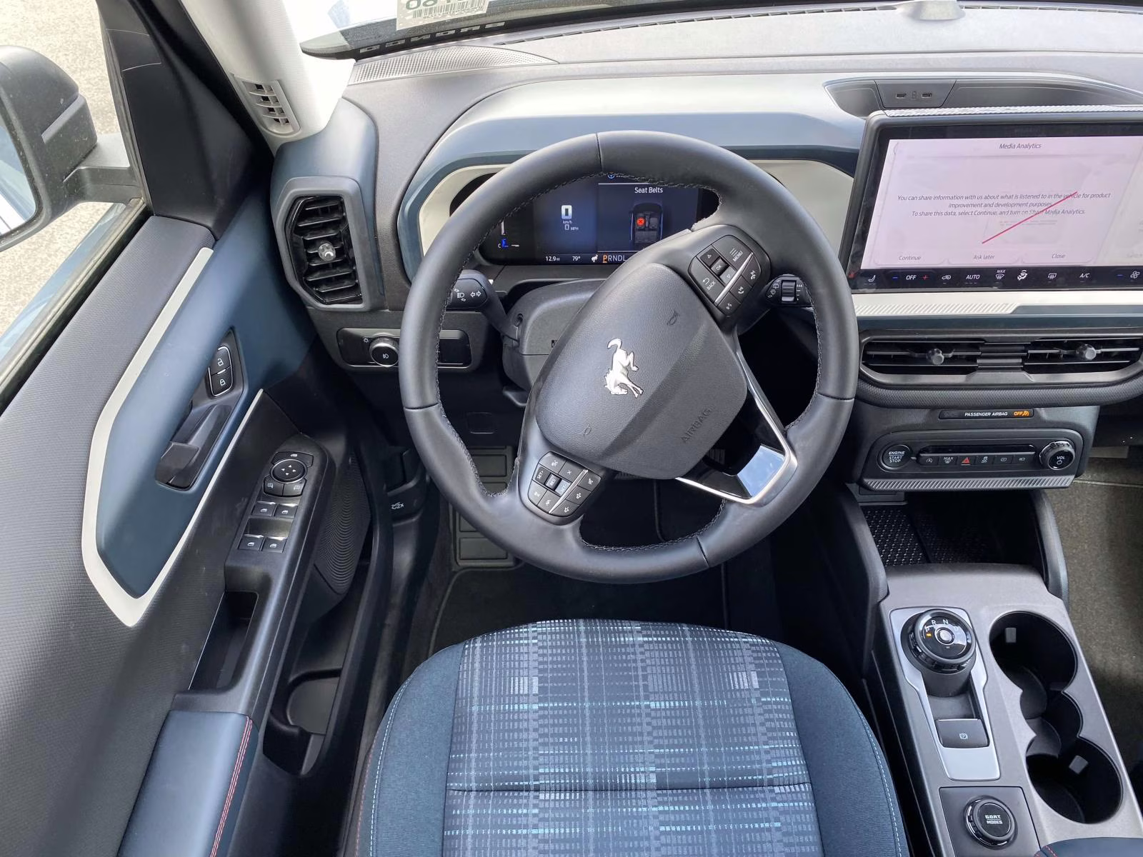 2026 Azure Gray Metallic Tri-Coat Ford Bronco Sport Heritage 4X4 SUV