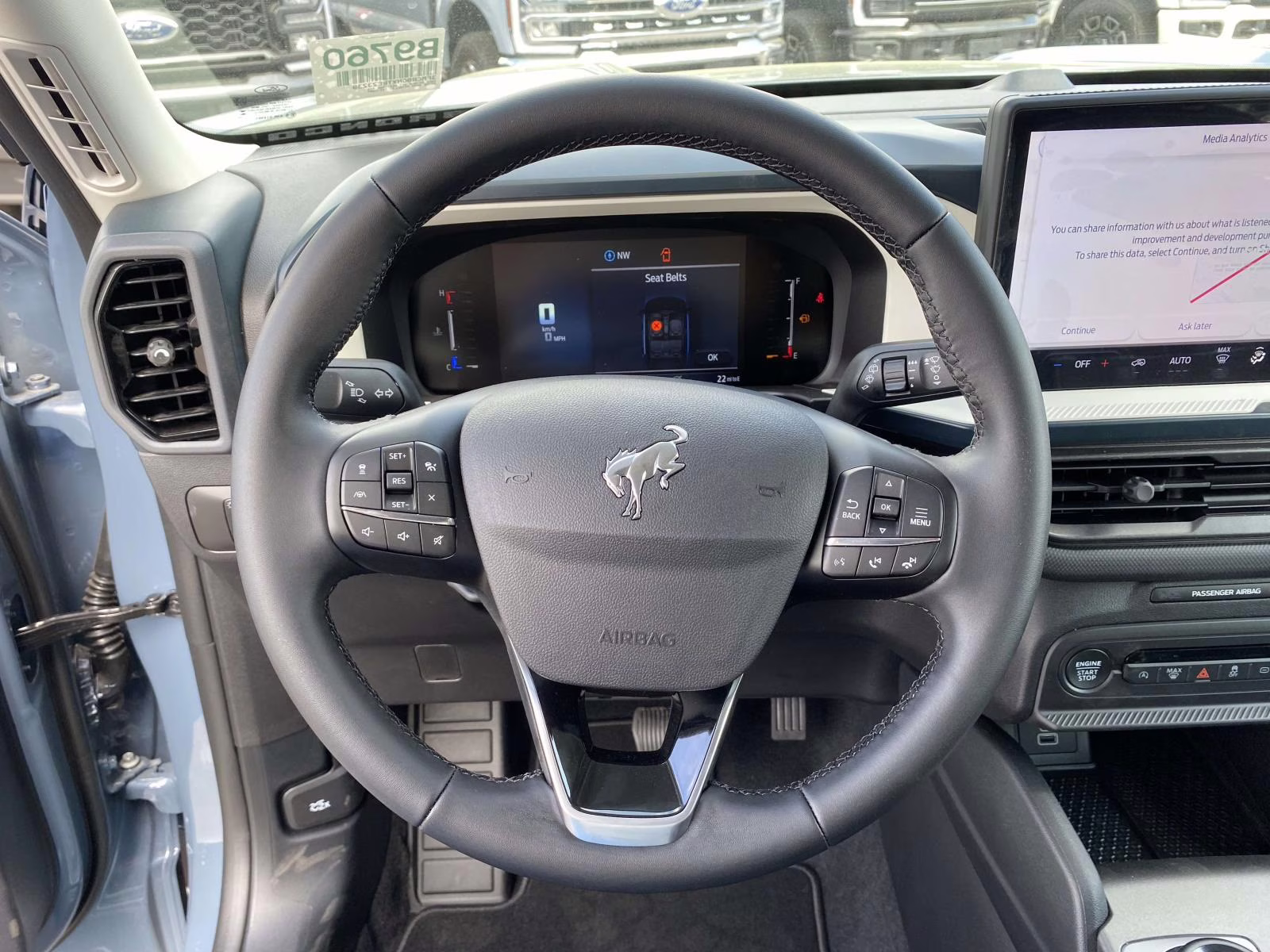 2026 Azure Gray Metallic Tri-Coat Ford Bronco Sport Heritage 4X4 SUV