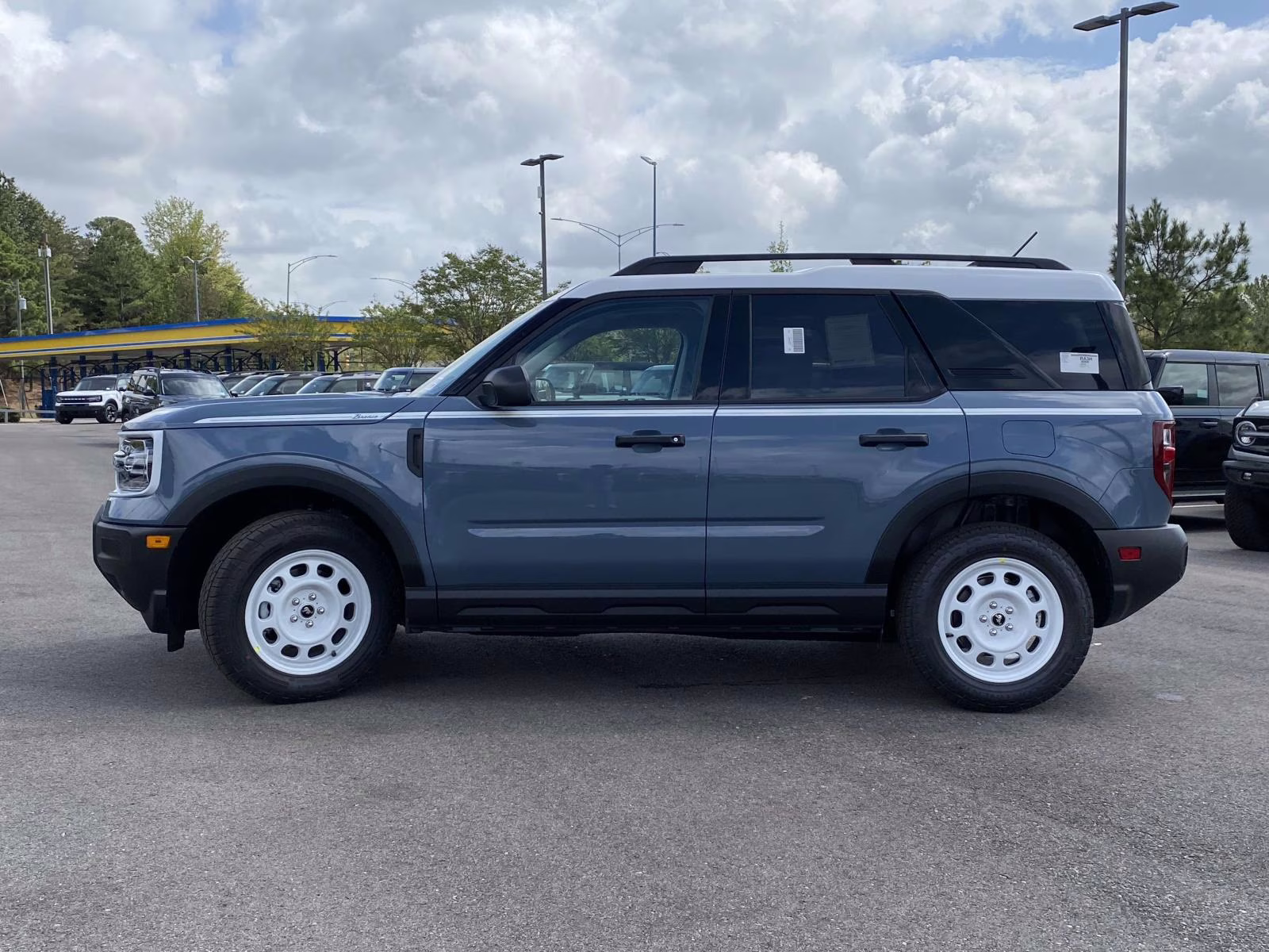 2026 Azure Gray Metallic Tri-Coat Ford Bronco Sport Heritage 4X4 SUV