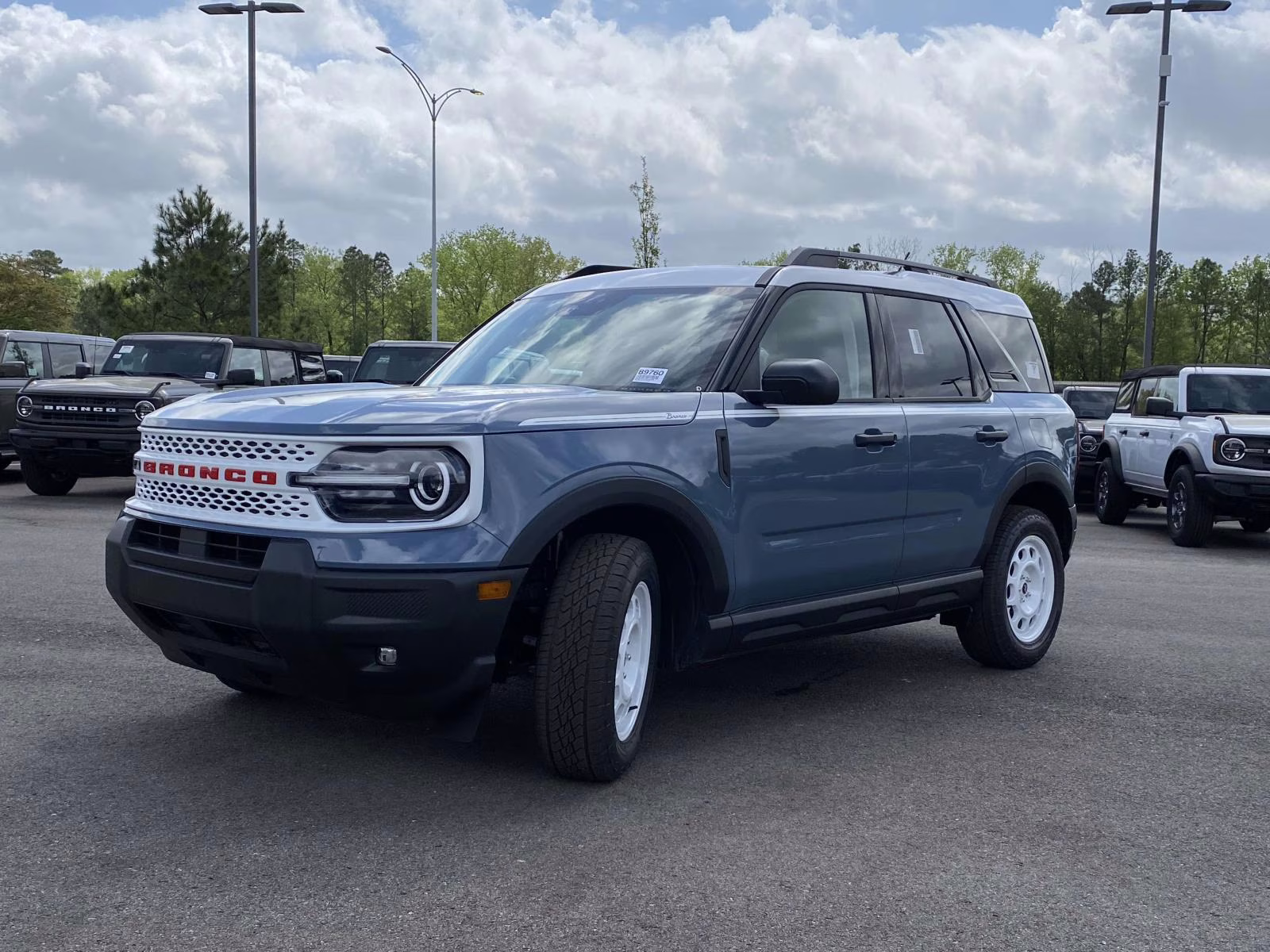 2026 Azure Gray Metallic Tri-Coat Ford Bronco Sport Heritage 4X4 SUV