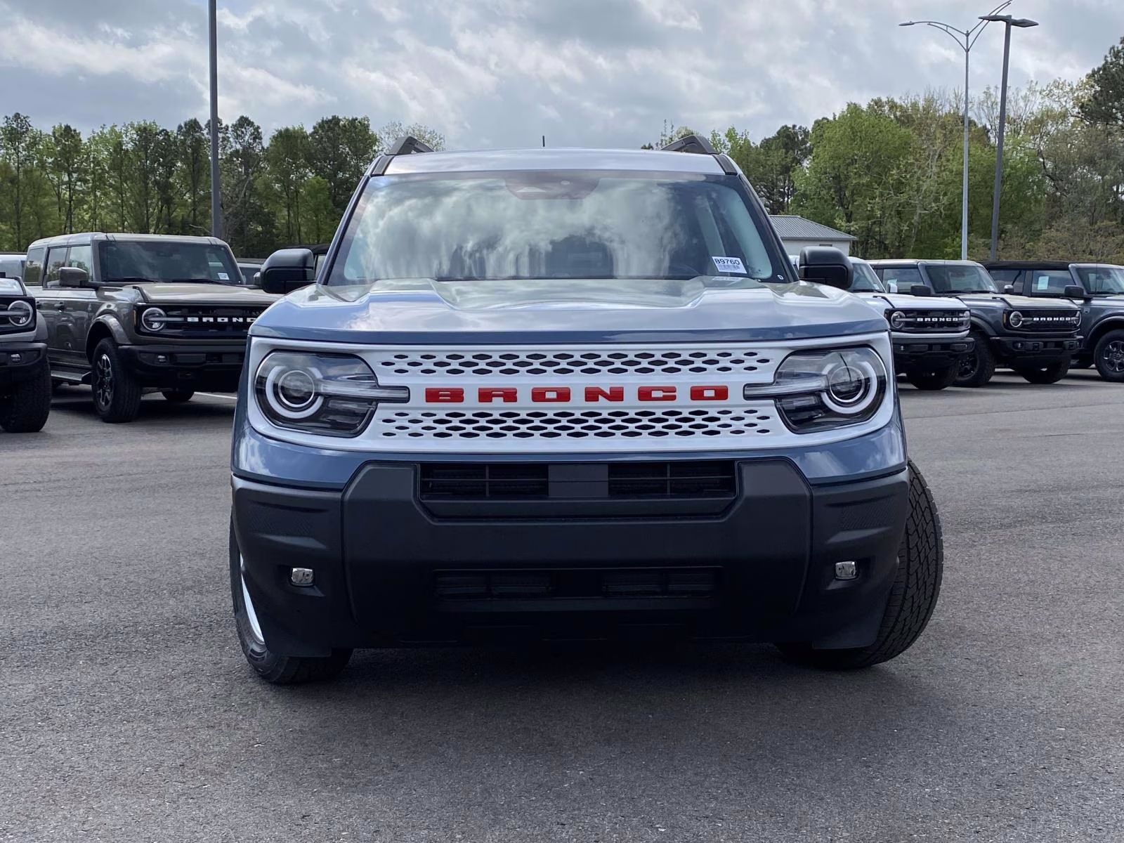 2026 Azure Gray Metallic Tri-Coat Ford Bronco Sport Heritage 4X4 SUV