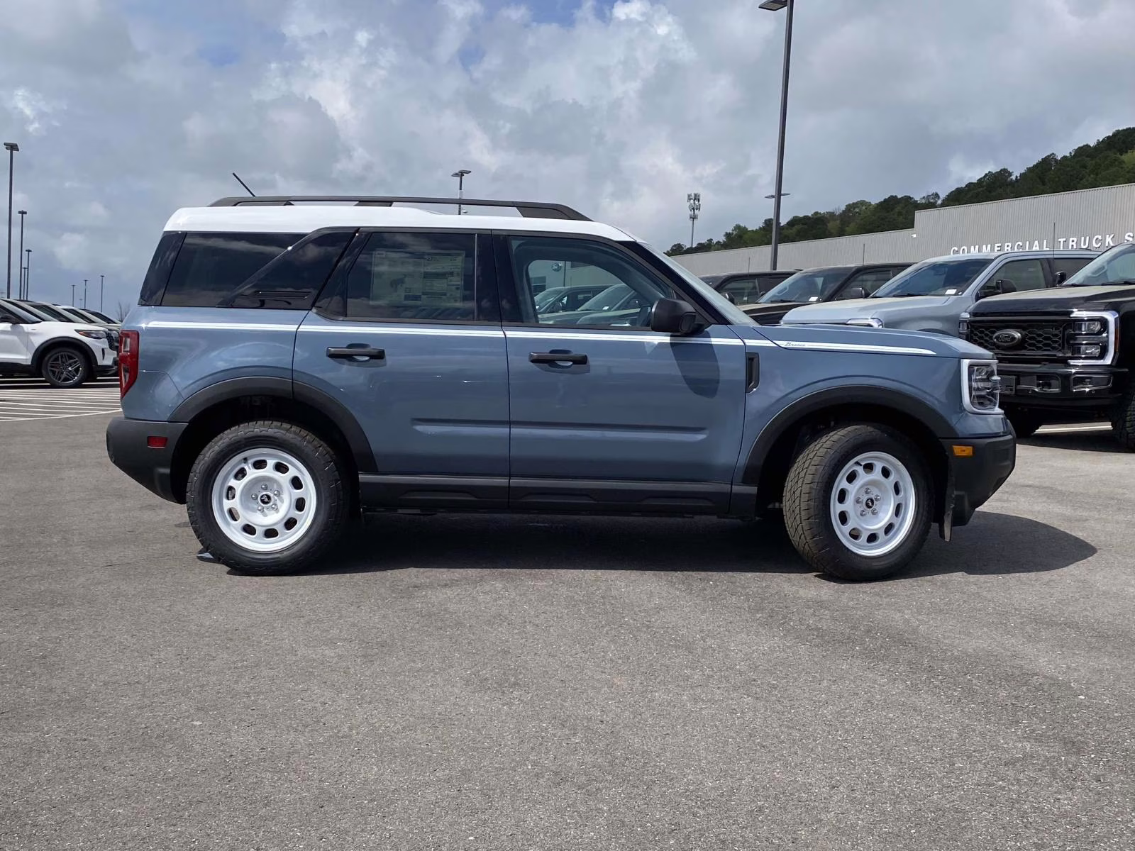 2026 Azure Gray Metallic Tri-Coat Ford Bronco Sport Heritage 4X4 SUV