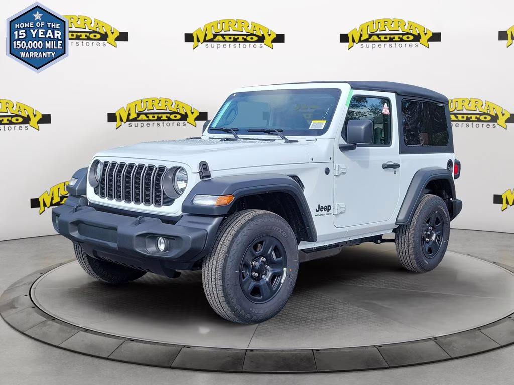 2026 Bright White Clearcoat Jeep Wrangler Sport 4X4 SUV