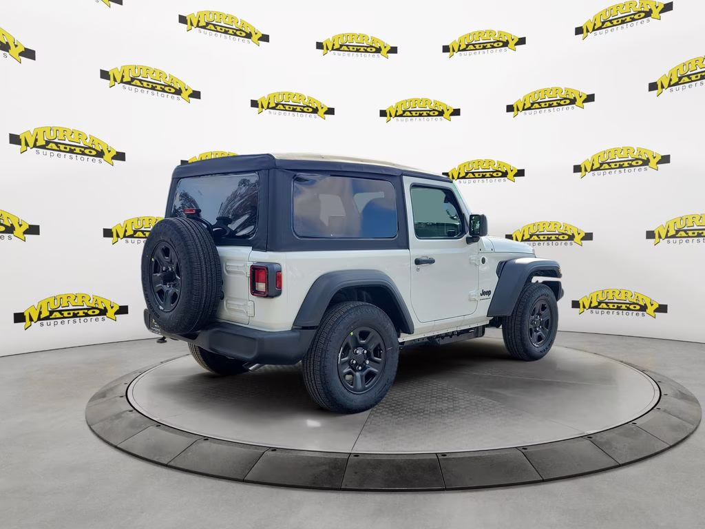 2026 Bright White Clearcoat Jeep Wrangler Sport 4X4 SUV