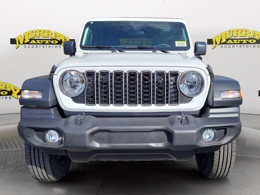 2026 Bright White Clearcoat Jeep Wrangler Sport 4X4 SUV