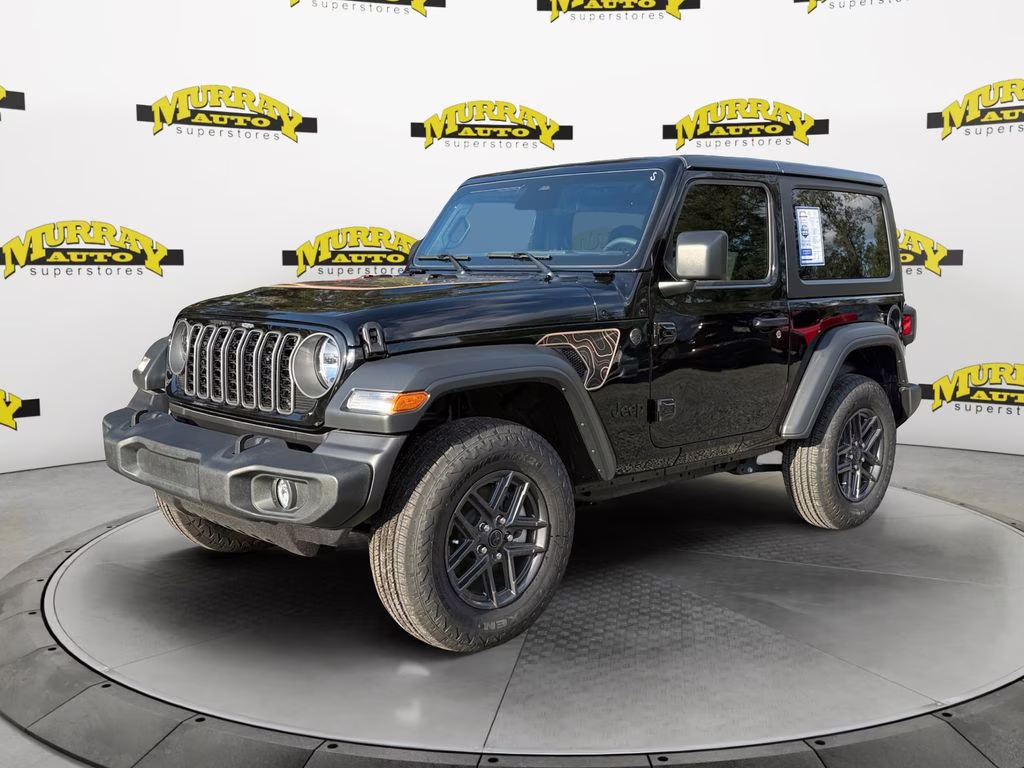 2025 Black Clearcoat Jeep Wrangler Sport S 4X4 SUV