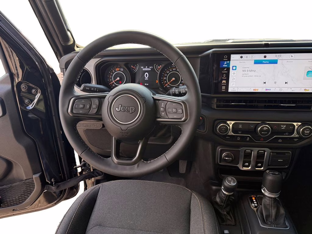 2025 Black Clearcoat Jeep Wrangler Sport S 4X4 SUV