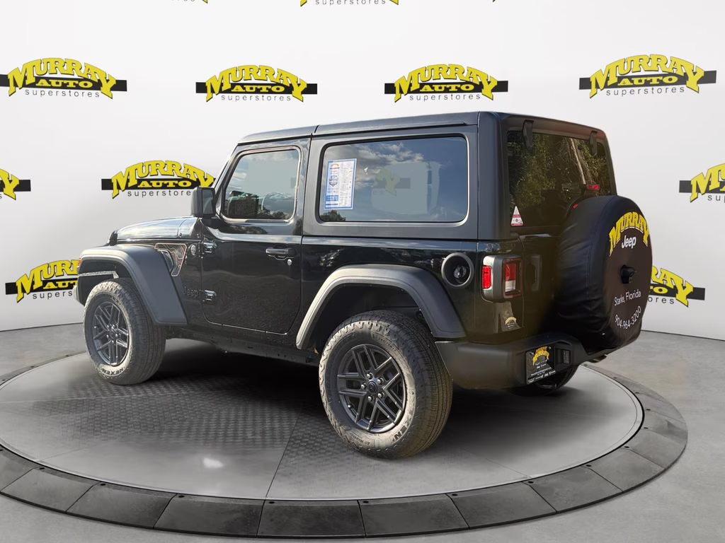 2025 Black Clearcoat Jeep Wrangler Sport S 4X4 SUV