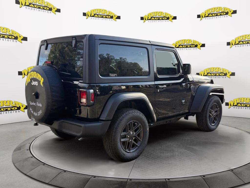 2025 Black Clearcoat Jeep Wrangler Sport S 4X4 SUV