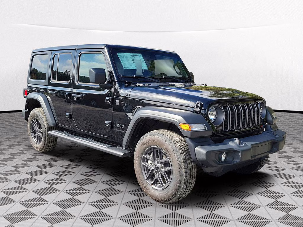 2025 Black Clearcoat Jeep Wrangler Sport S 4X4 SUV