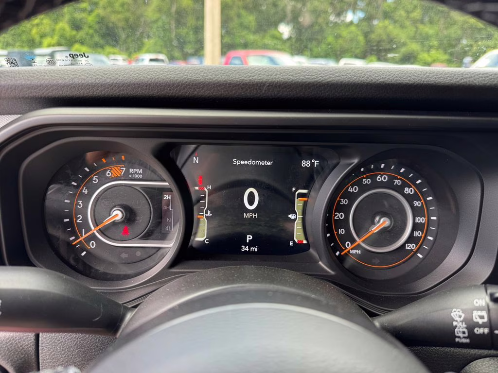 2025 Firecracker Red Clearcoat Jeep Wrangler Sport S 4X4 SUV