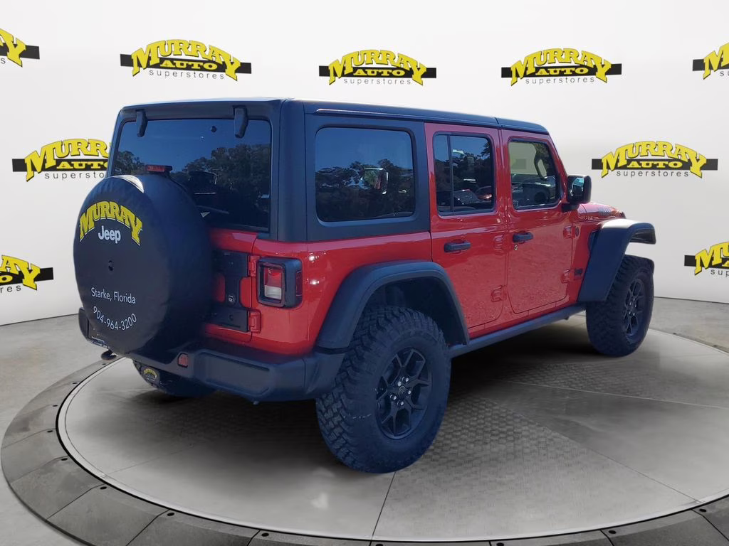2026 Firecracker Red Clearcoat Jeep Wrangler Willys 4X4 SUV
