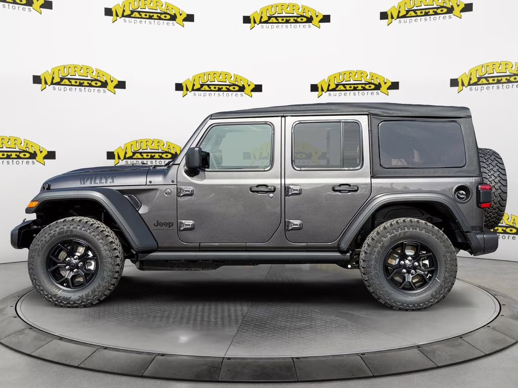 2026 Granite Crystal Metallic Clearcoat Jeep Wrangler Willys 4X4 SUV