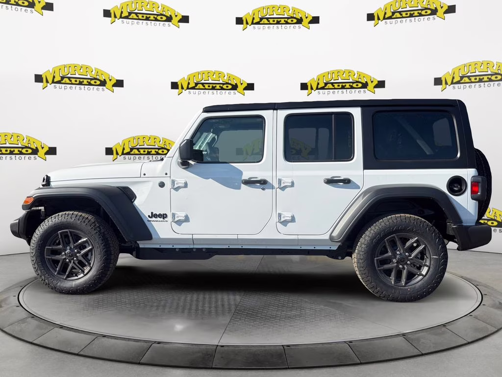 2026 Bright White Clearcoat Jeep Wrangler Sport S 4X4 SUV