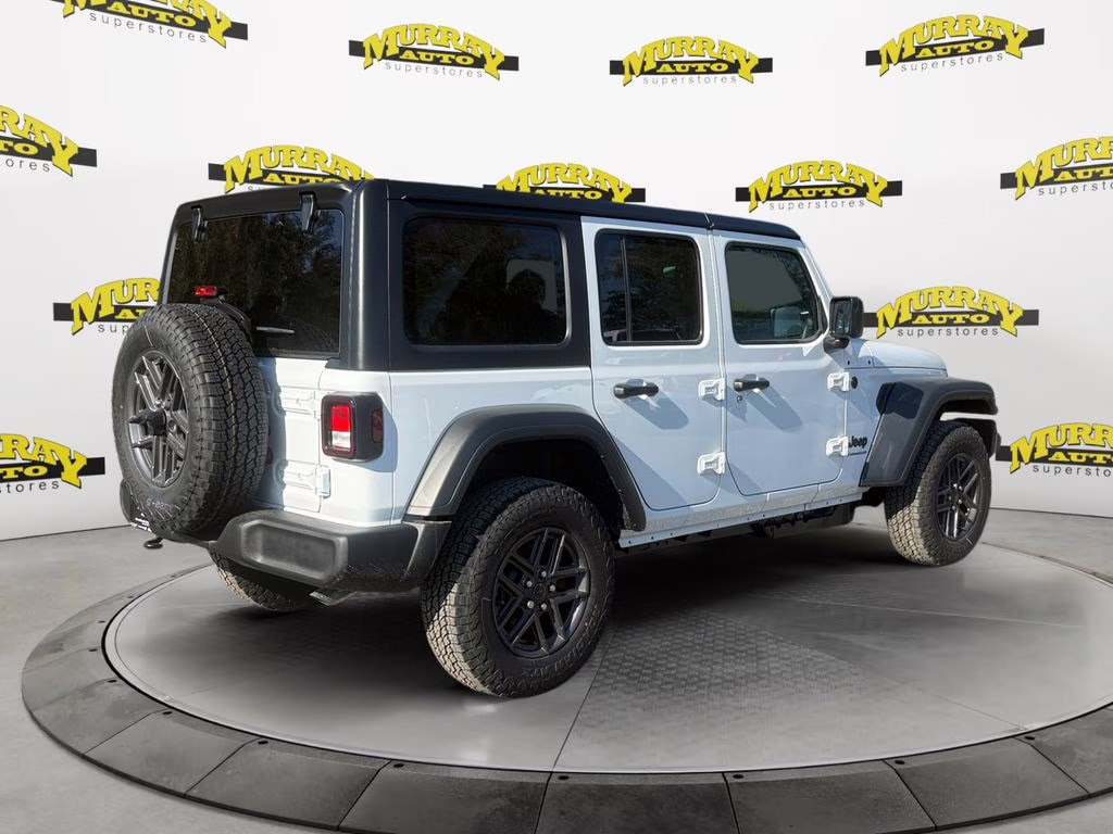 2026 Bright White Clearcoat Jeep Wrangler Sport S 4X4 SUV