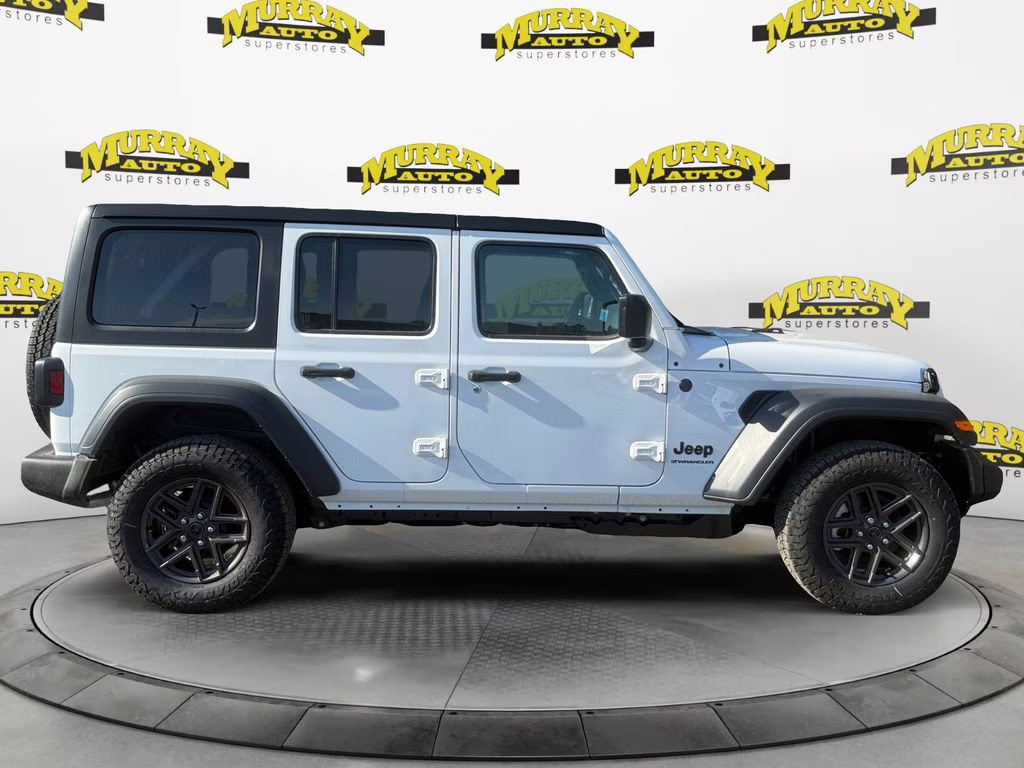 2026 Bright White Clearcoat Jeep Wrangler Sport S 4X4 SUV